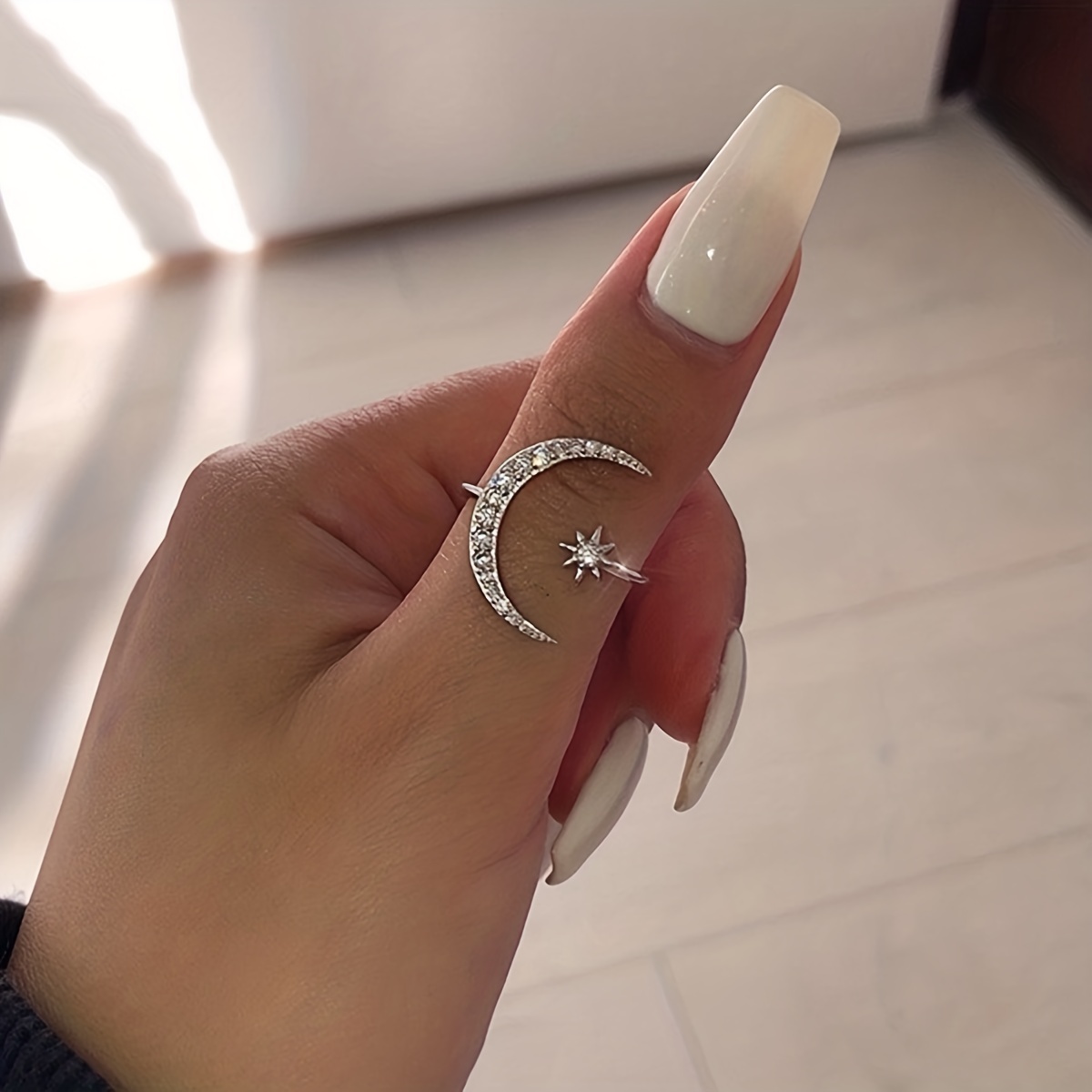 Crescent Women's Ring - Eid Ramadan Gift